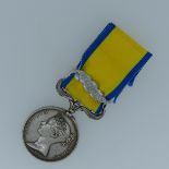Crimea Medal; unnamed as issued, mounted on Baltic medal ribbon with copy clasp Sebastapol