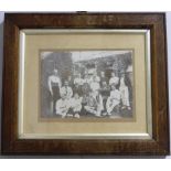 South Molton Cricket interest: an early 20thC photograph of a cricket team, circa 1905, the mount