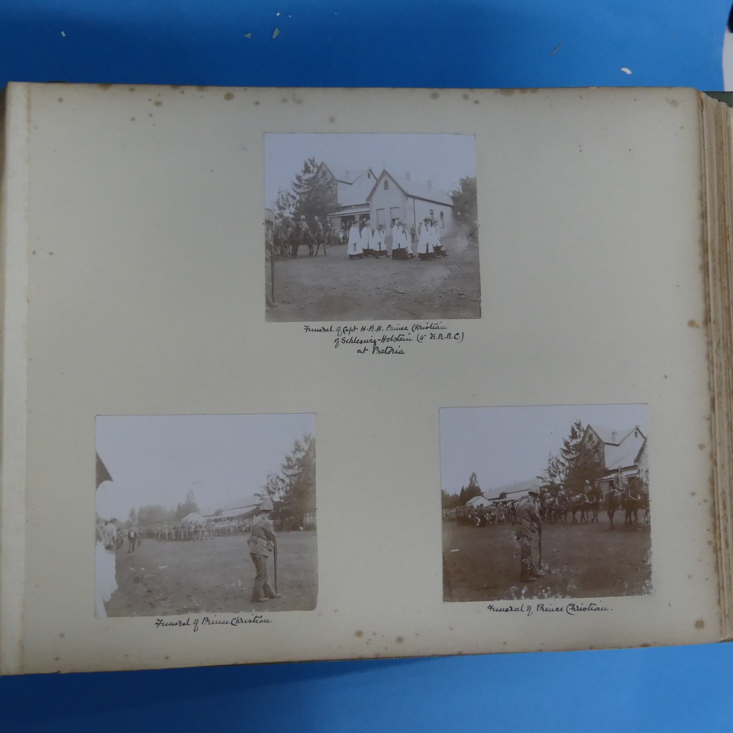 Boer War Interest; An album containing approx. 200 photographs, with annotated notes including ' - Image 9 of 14