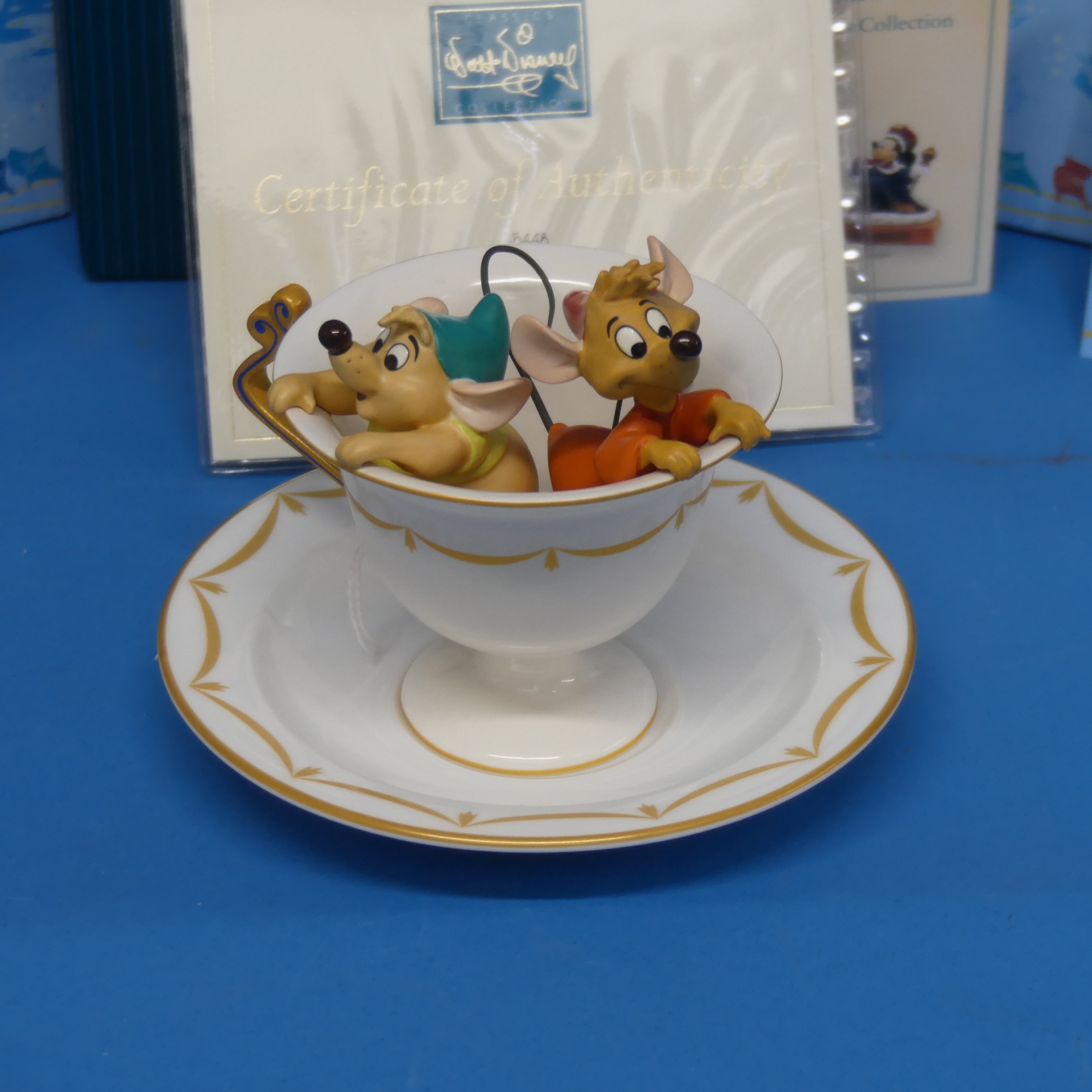 A Royal Doulton Walt Disney collection Gus and Jaq Tea for Two Figure, together with the Disney - Image 2 of 3