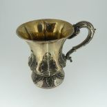 A William IV silver Christening Mug, by Charles Fox II, hallmarked London, 1831, of campana form
