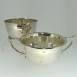 A George V silver two-handled Sugar Bowl, by William Neale & Son Ltd., hallmarked Birmingham,