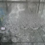 A large quantity of Glassware, to include Decanters, Flutes, Wine Glasses, Tumblers, etc. some