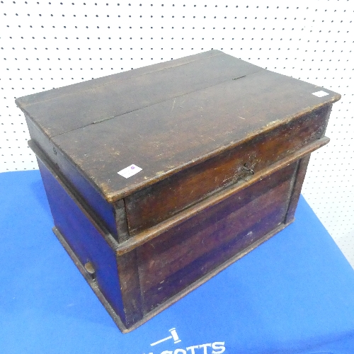 A 19thC portable Organ, by R. Snell, Balls Pond Road, with fifteen white keys and ten black keys, - Image 6 of 6