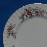 A Royal Albert 'Lavender Rose' pattern part Tea and Dinner Service, for six place setting, including