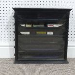 Imperial Tobacco Company, a glazed shop counter display case with six sliding side drawers, the back