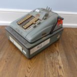 A vintage 'Regina' Cash Register, made by Jorgen. S. Lien, Norway, w 36.5cm x d 46cm x h 31cm.