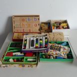 A large quantity of vintage Toys & Games, to include, Triang Fit.Bits, wooden toys and puzzles,