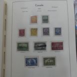 Stamps; A QV to QEII mainly used collection of Canadian Stamps, in a Lighthouse album including 1875