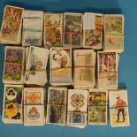 Cigarette Cards, a good and large quantity of cigarette and trade cards, sets and part-sets,