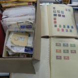 An accumulation of Stamps and Covers, in two albums and loose, including French Colonial (a lot)