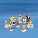 A small quantity of Royal Doulton Bunnykins figurines, comprising Mother's Day, Storytime, Mrs Bunny