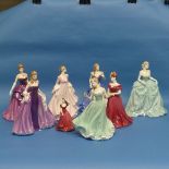 A small quantity of Coalport Ladies, to include Ladies of Fashion 'Jenny', True Love, Royal