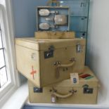 A George VI silver mounted Dressing Table Set, hallmarked London, 1937, including hairbrushes and