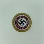 A reproduction WW2 German 'Goldenes Ehrenzeichen der NSDAP' (Golden Party Membership Badge', large s