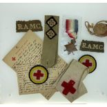 A WW1 1914-15 Star, awarded to 56105 Pte. C. H. Heffer, R.A.M.C, together with a quantity of RAMC