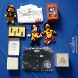 Fire Brigade Memorabilia:a good and interesting collection, including buckles, patch badges,