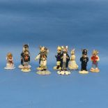 A small quantity of Royal Doulton Bunnykins Figurines, comprising Businessman Bunnykin, Policeman