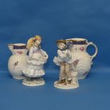 A Coalport 'Childhood Joys' limited edition Figure, together with a Coalport 'The Boy' limited