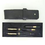 A Mont Blanc Meisterstuck fountain pen, serial no.PK1105655, with ?4810? 14k gold nib and a Mont