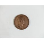 A copper Medallion depicting Richard Sainthill, designed by L.C.Wyon, the obverse with bust and
