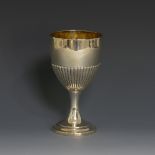 A George III silver Goblet, by John Wakelin & Robert Garrard, hallmarked London, 1797, with demi-