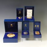 A small quantity of limited edition Halcyon Days enamel Boxes, to include 'Sunflowers' after