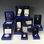 A small quantity of Halcyon Days enamel Boxes of Royal Interest, to include the Golden Jubilee, 66/