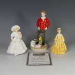 A Royal Worcester limited edition Young Welshman, with certificate of authenticity, together with