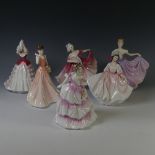 A small quantity of Royal Doulton Figures, to include Susan, Georgina, Rachel (with certificate),