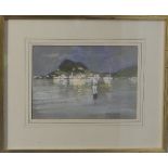Iska Kemp (British, 1876-1967), Bellagio, watercolour, signed and dated 1908, 16cm x 23cm, framed,