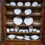 A Royal Worcester 'Contessa' pattern part Dinner Service, comprising twelve Dinner Plates, eleven