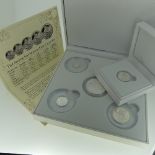 An Elizabeth II London Mint Gibraltar 'Silver Sovereign Five Coin Set', dated 2019, in