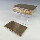 An Elizabeth II silver Cigarette Box, by Padgett & Braham Ltd., hallmarked London, 1964, of hinged