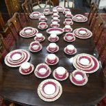 A Wedgwood 'Whitehall' pattern part Tea and Dinner Service, comprising fourteen Cups and Saucers,