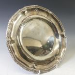 An early 20thC French sterling silver Serving Platter, by Emile Puiforcat, with Minerve 1st. Titre