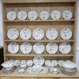 A Rosenthal 'Florida' pattern part Dinner Service, comprising twelve Dinner Plates, Serving