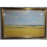 Gay Grossart (Scottish, 20th century), Extensive landscape, oil on canvas, signed lower left, titled