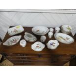 A small quantity of Royal Worcester 'Evesham' pattern Dinner Wares, comprising eight Ramekins, six