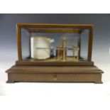 A Gradko International Limited (Winchester), reproduction mahogany cased Barograph, No. 605, dated