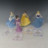 A small quantity of Royal Doulton limited edition Disney Princess Collection Figures, comprising