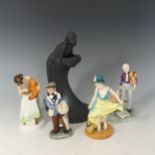 A small quantity of Royal Doulton Figures, comprising Dressing Up HN3300, And One For You HN2970,