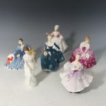 A small quantity of Royal Doulton Ladies, to include Elyse HN2429, Victoria HN2471, Linda HN2758,