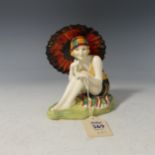 A Royal Doulton figure Sunshine Girl HN1348, designed by Leslie Harradine, issued 1929-37, green