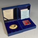 A limited edition Halcyon Days enamel Box, depicting 'Gold Marilyn' after Andy Warhol (102/500),