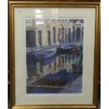 After Michael MacDonagh Wood, Conte Vecchia, Venice, limited edition print, 268/475, signed in