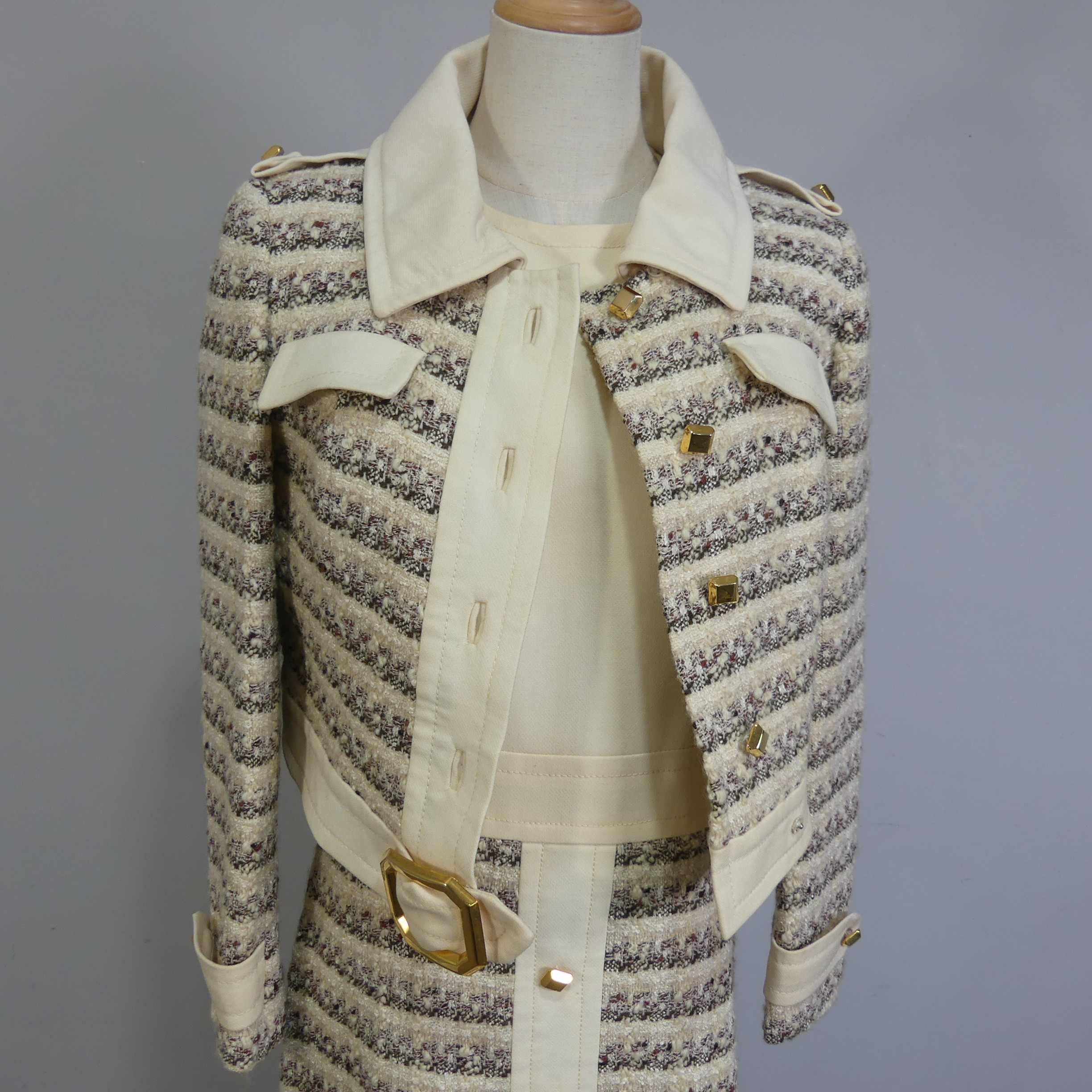 Vintage Fashion Tailoring, circa 1960s/70s; an 'Anthony Charles for Koupy' long fitted jacket in - Image 4 of 18