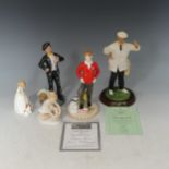 A Royal Worcester limited edition Young Welshman, with certificate of authenticity, together with
