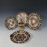 An early 19thC Derby porcelain Pastille Burner, with gilt decoration and four gilt masks, crown mark