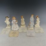 A small quantity of Royal Doulton limited edition Figures, comprising Land of Nod HN4147, 148/